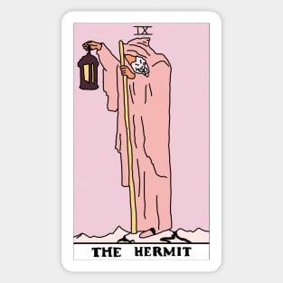 The Hermit Tarot Card Sticker